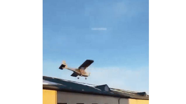 One Of Ukraine’s Sport Plane Drones Blew Up A Police Base In Grozny