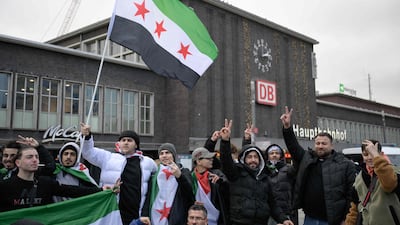Celebrations sprang up in Germany over the fall of Bashar Al Assad's regime - but not all Syrians will be in a hurry to leave. AFP