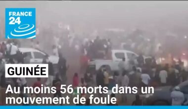 Guinée : au moins 56 morts dans une bousculade lors d'un match de football • FRANCE 24