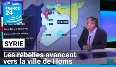 Syrie: les rebelles avancent vers la ville de Homs après avoir pris le contrôle de Hama