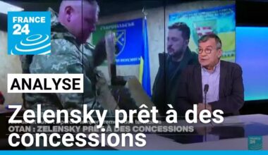 Ukraine : Zelensky prêt à des concessions si l'Otan protège les territoires qu'il contrôle