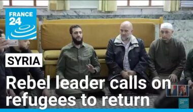 Syria’s rebel leader calls on refugees to return home • FRANCE 24 English