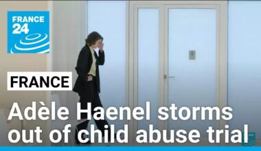 French actor Adèle Haenel storms out of child abuse trial • FRANCE 24 English