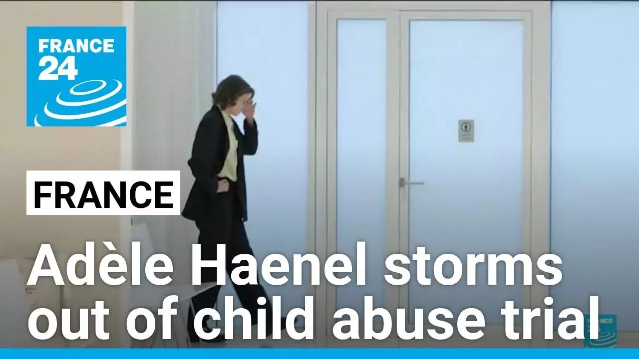 French actor Adèle Haenel storms out of child abuse trial • FRANCE 24 English