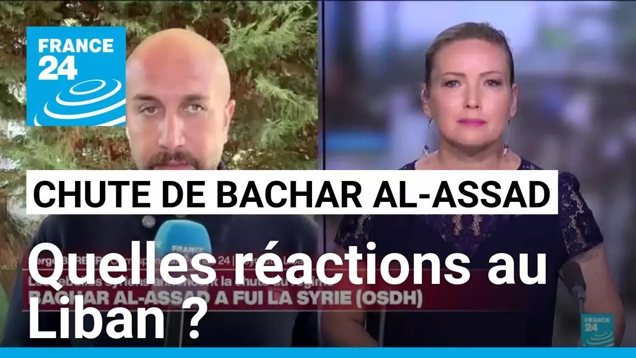 Chute de Bachar al-Assad : quelles réactions au Liban ? • FRANCE 24