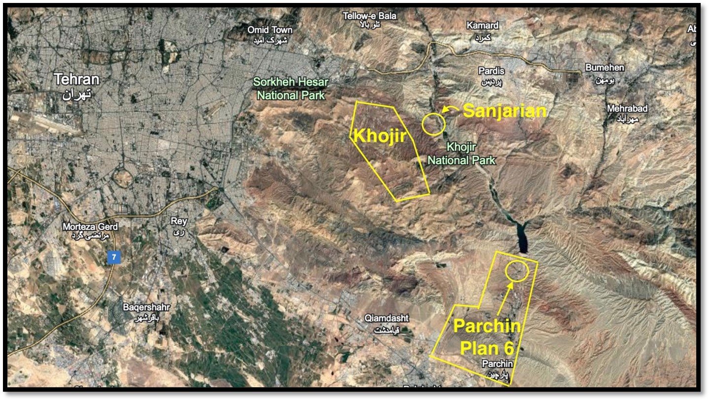 NCRI Report: Locations and Details of Iranian Regime's Nuclear Detonator Development Sites