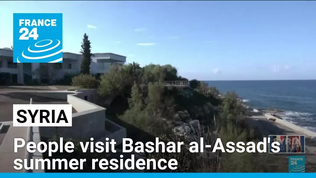 Syrians visit Bashar al-Assad's summer residence • FRANCE 24 English