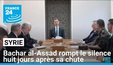 Bachar al-Assad rompt le silence huit jours après sa chute • FRANCE 24