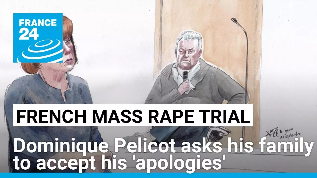 Ex-husband in French mass rape trial asks for 'forgiveness' from his family • FRANCE 24 English