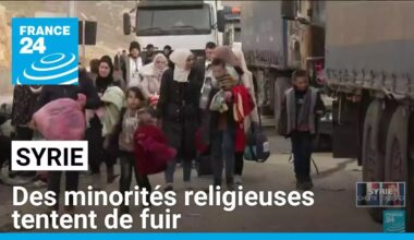 Syrie : par peur de représailles, des minorités religieuses tentent de fuir • FRANCE 24