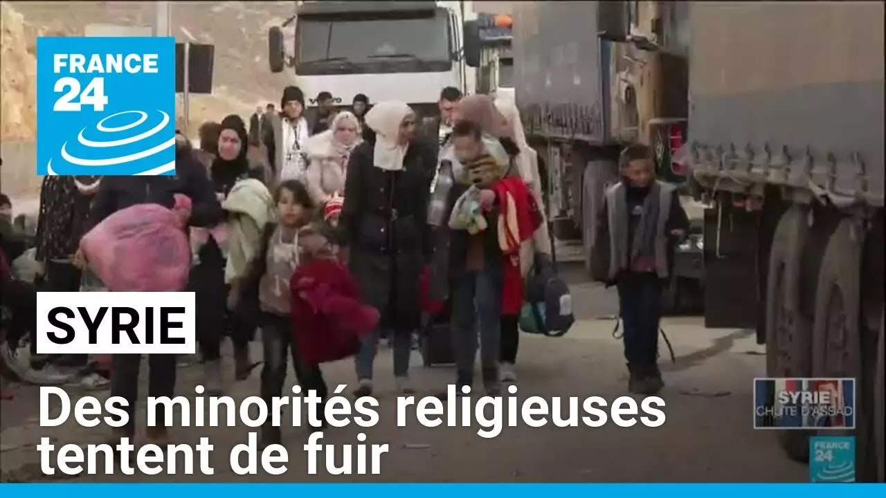 Syrie : par peur de représailles, des minorités religieuses tentent de fuir • FRANCE 24