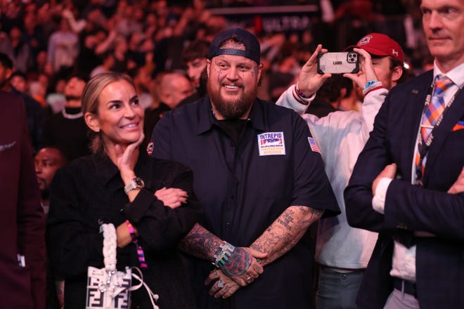 Jelly Roll attends UFC 309 at Madison Square Garden on Nov. 16, 2024.