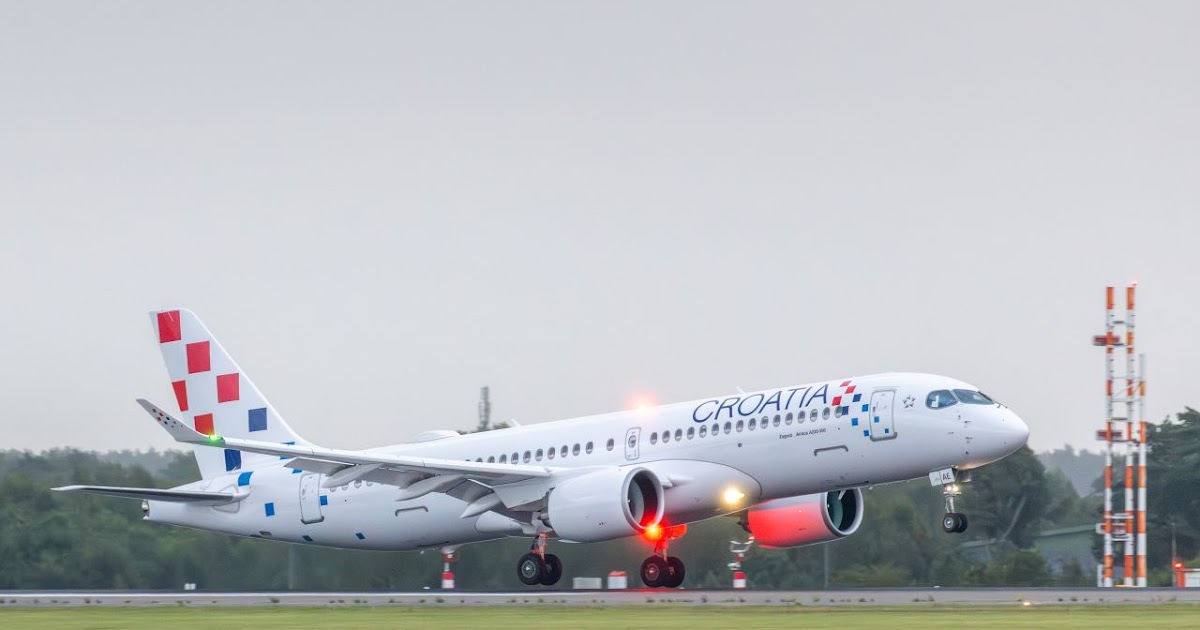 Croatia Airlines’ inaugural A220 flight