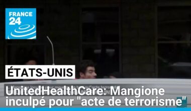 Assassinat du patron d'UnitedHealthCare : Mangione inculpé pour "acte de terrorisme" • FRANCE 24