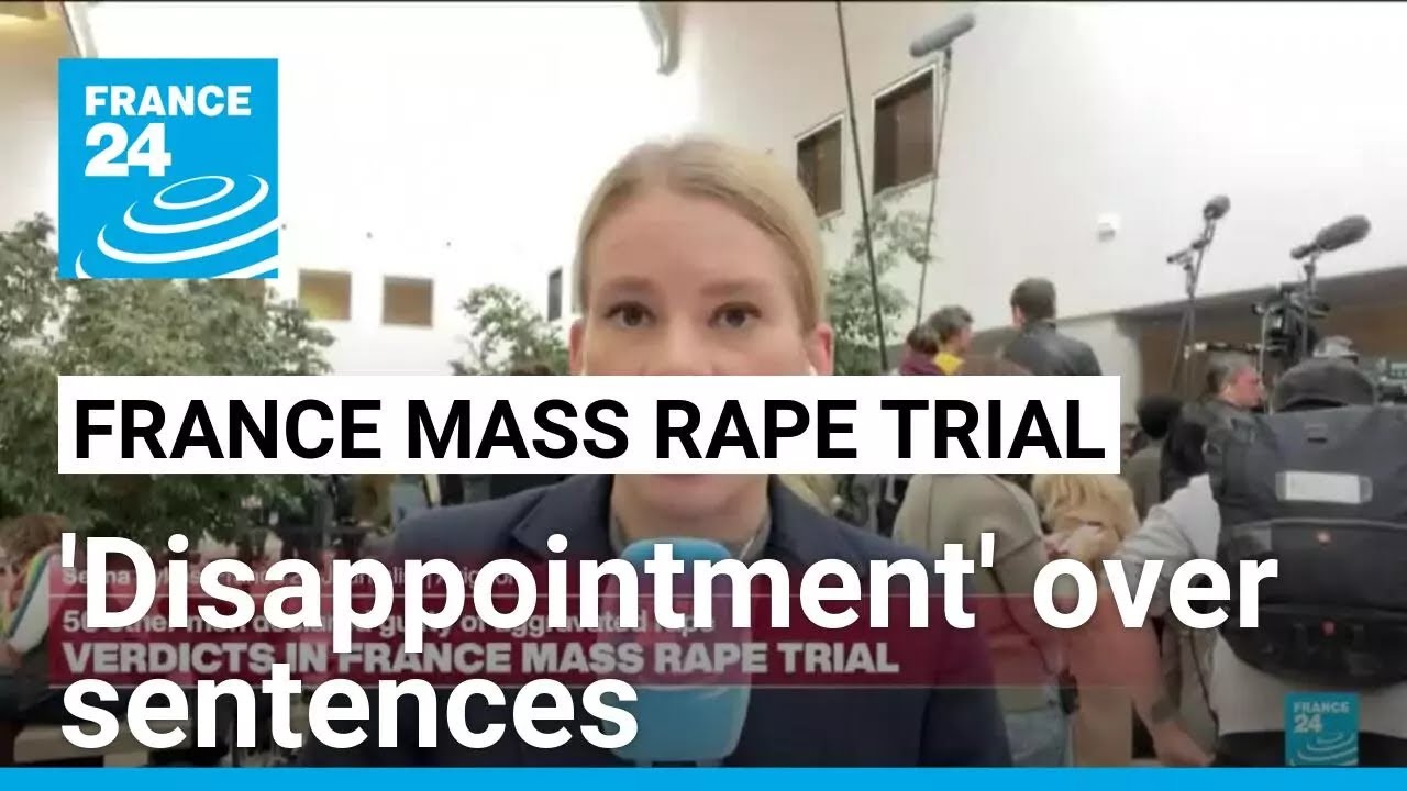 'Disappointment' over sentences for France mass rape trial defendants • FRANCE 24 English
