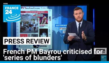 'Bayrou already under pressure': French PM under fire for choosing Pau over Mayotte • FRANCE 24