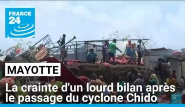 Mayotte : la crainte d'un lourd bilan après le passage du cyclone Chido • FRANCE 24