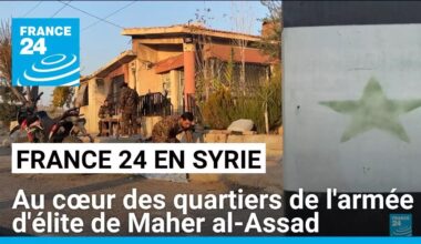Syrie : France 24 au cœur des quartiers de l'armée d'élite de Maher al-Assad • FRANCE 24