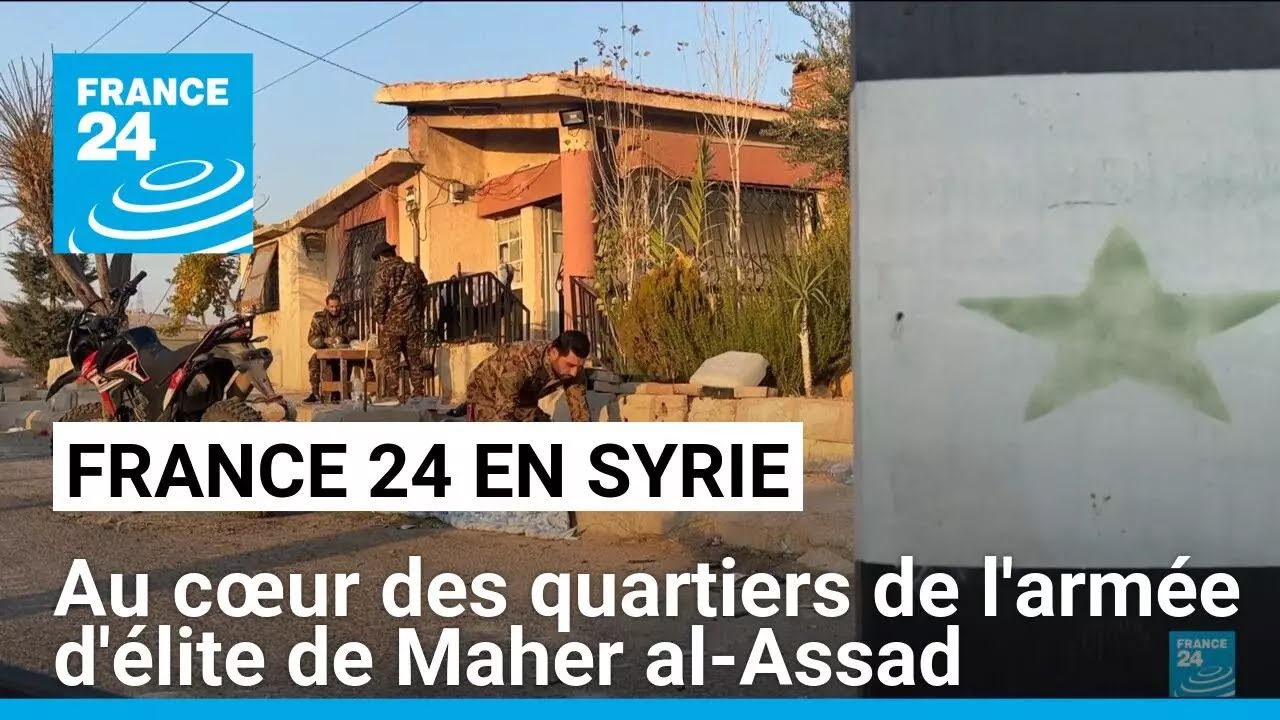 Syrie : France 24 au cœur des quartiers de l'armée d'élite de Maher al-Assad • FRANCE 24