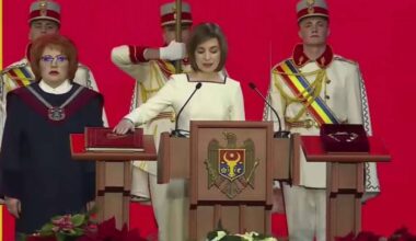 Moldovan President Sandu sworn in for second term