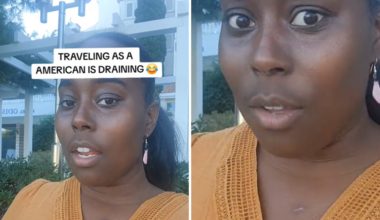 Kiera Payne rants about being American tourist