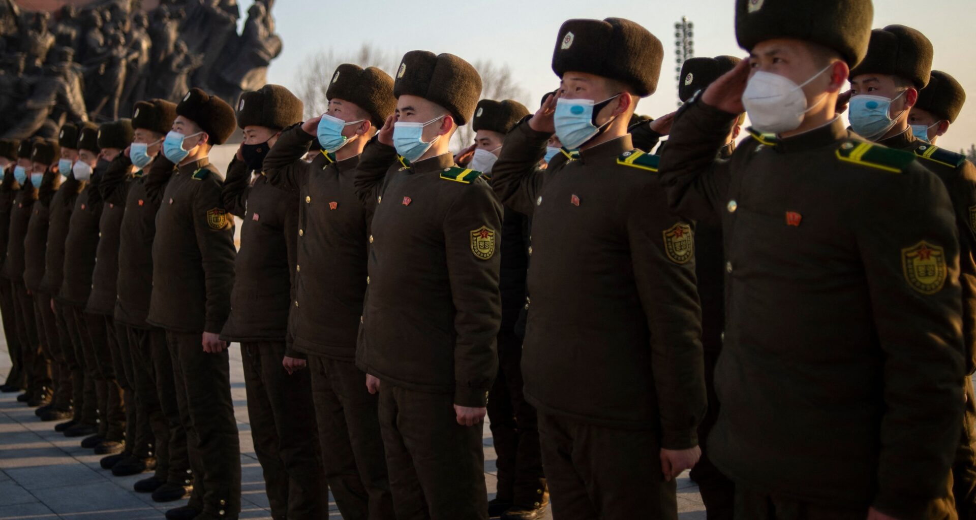 North Korean troops