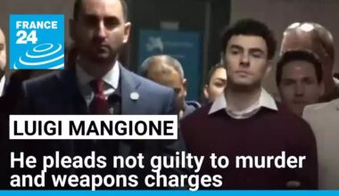 Luigi Mangione pleads not guilty to murder and weapons charges • FRANCE 24 English