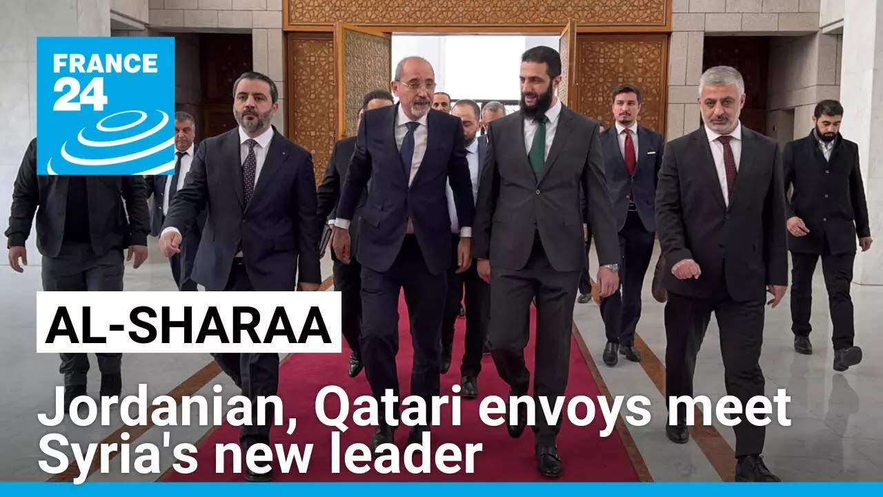 Jordanian, Qatari envoys meet Syria's new leader for reconstruction talks • FRANCE 24 English