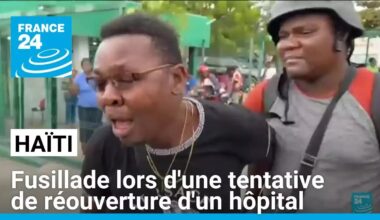 Haïti: 3 morts dans une fusillade par les gangs lors d'une tentative de réouverture d'un hôpital