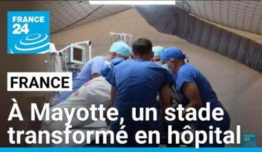 Mayotte : un stade transformé en hôpital tandis que les habitants attendent davantage d'aide