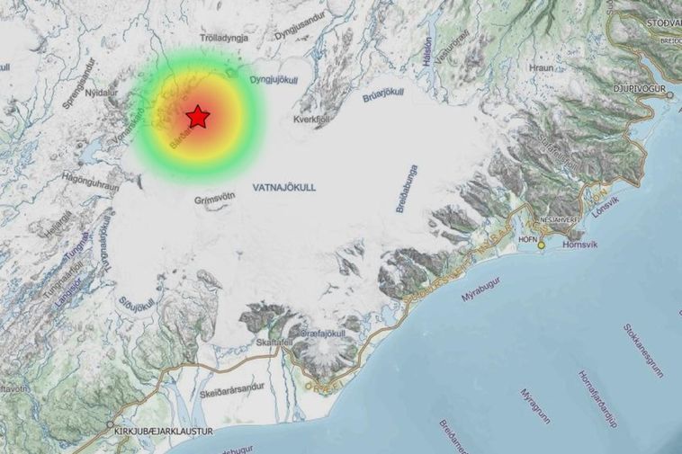 Bárðarbunga is shaking - Iceland Monitor