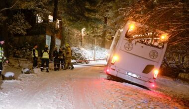 Turistbuss med 46 personer kjørte av veien i Oslo