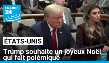 Trump souhaite un joyeux Noël particulier au Panama, au Canada et au Groenland • FRANCE 24