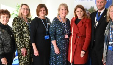 Princess Beatrice visits Berkshire charity PACT in Reading
