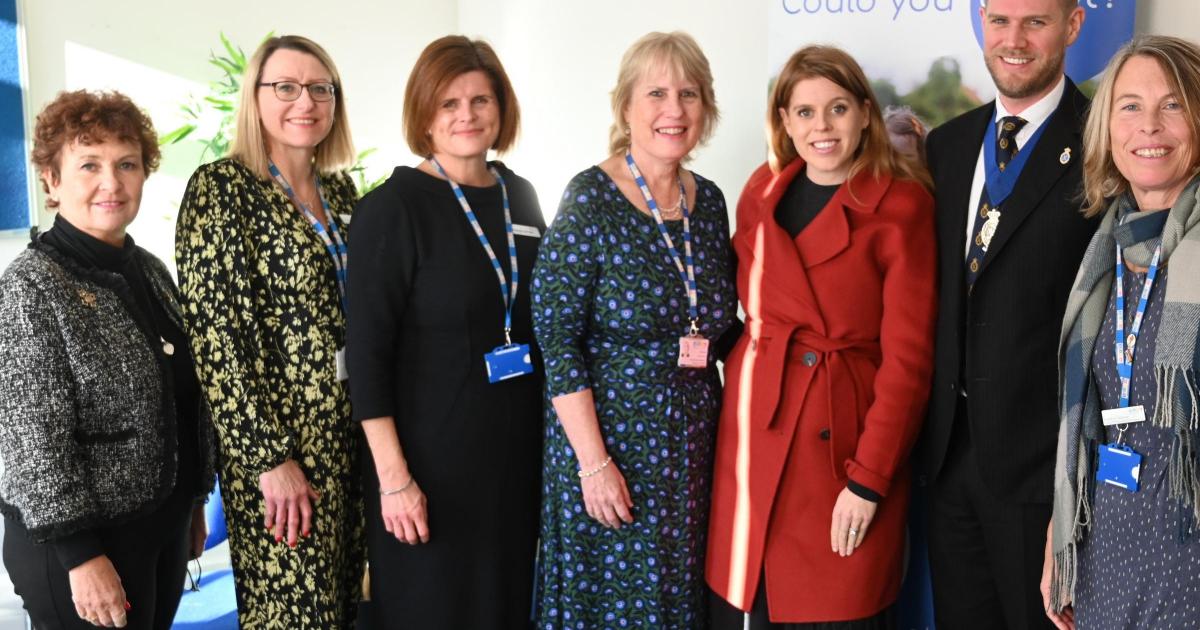 Princess Beatrice visits Berkshire charity PACT in Reading