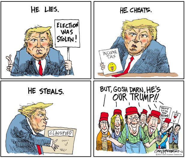 gosh darn, he’s our trump!