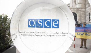 La Suisse assumera la présidence de l'OSCE en 2026 - rts.ch