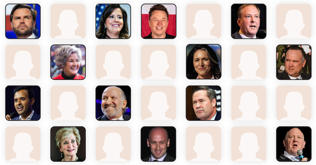 Tracking Trump's Cabinet and Staff Picks: Who Has He Nominated So Far?