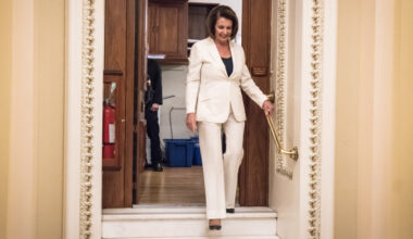 Nancy Pelosi hospitalized in Luxembourg after fall from stairs
