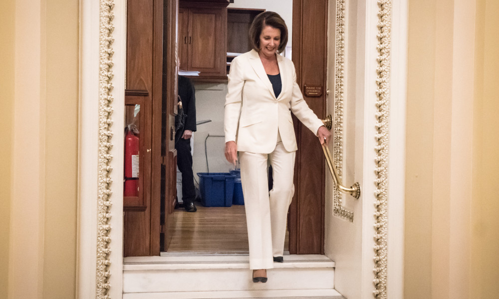 Nancy Pelosi hospitalized in Luxembourg after fall from stairs