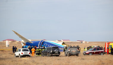 35 feared dead as Azerbaijani jet crashes in Kazakhstan