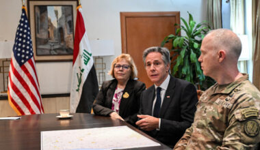 Blinken presses Iraq on Iran-backed groups, seeing Syria window