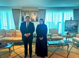  Al Misnad meets envoys of Russia, Cyprus, Paraguay