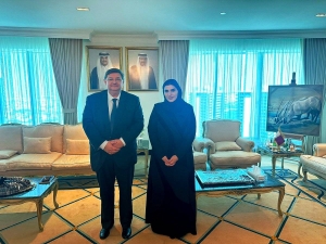  Al Misnad meets envoys of Russia, Cyprus, Paraguay