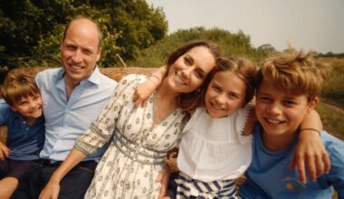 Prince & Princess of Wales Christmas Card 2024