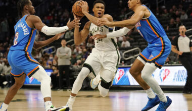 Bucks vs. Thunder NBA Cup score, live updates: Giannis Antetokounmpo, Shai Gilgeous-Alexander vie for NBA's midseason crown
