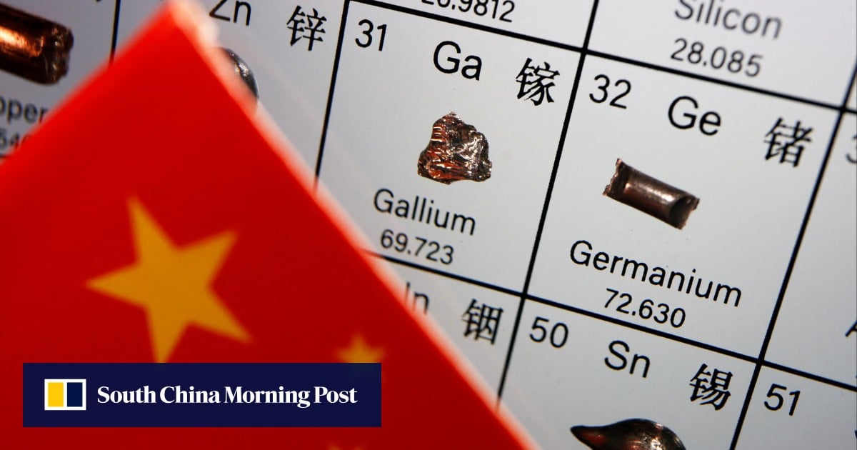 China restricts critical mineral exports to US in response to new tech curbs