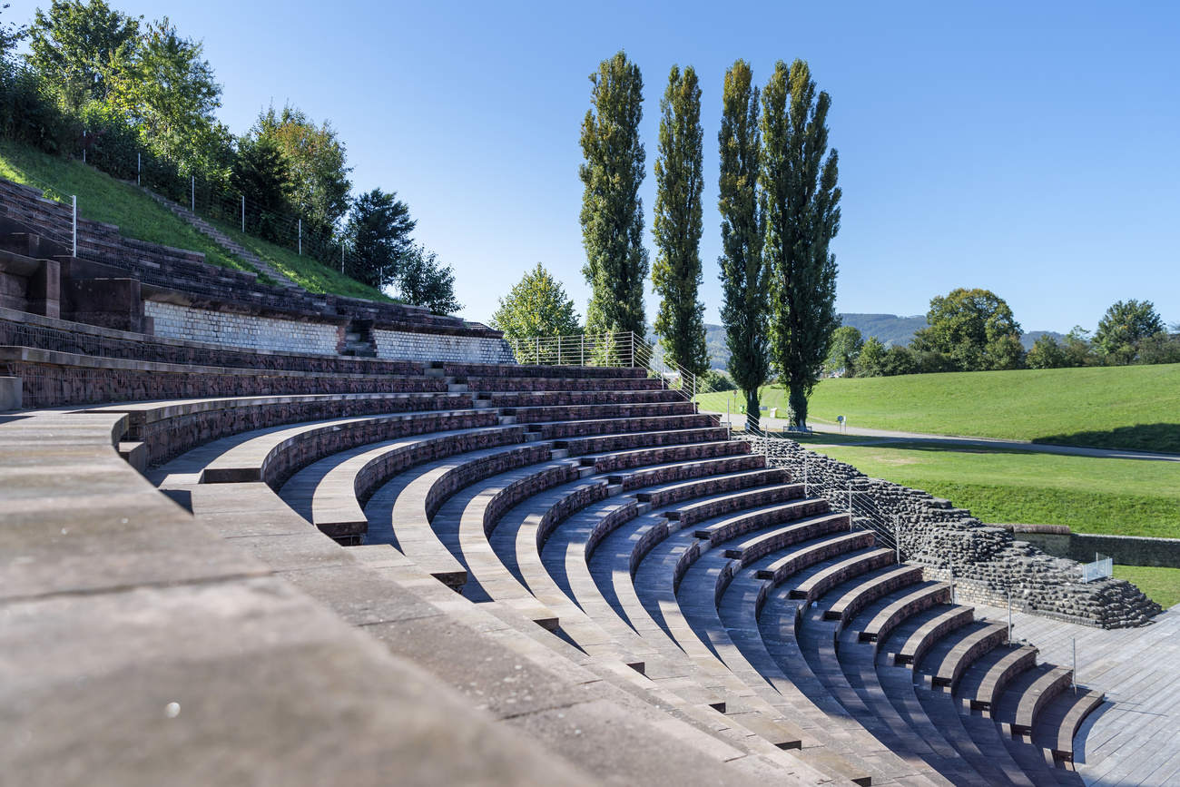 Ampitheatre at Augusta Raurica in Switzerland.