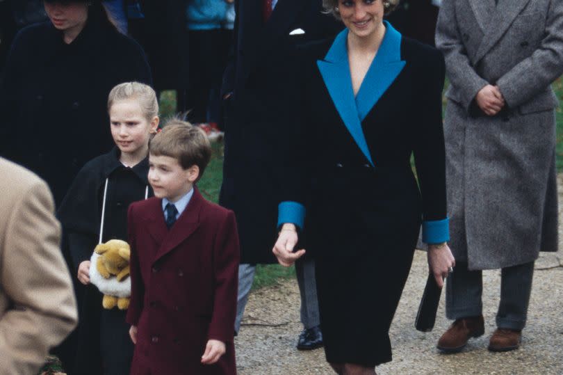 Prince William spoke about his memories of playing with his cousins during the service