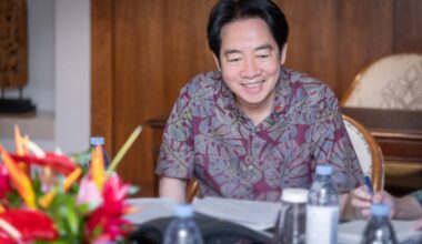 Taiwan's Lai talks 'China threats' with ex-U.S. House Speaker Pelosi